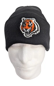 Cincinnati Bengals Embroidred Black Orange Beanie Hat Cap Nfl - Picture 1 of 3