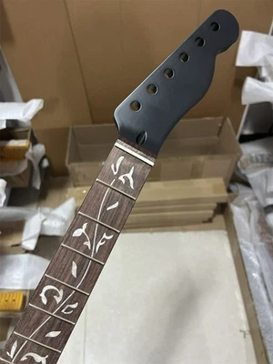 22 Fret Electric Guitar Neck Rosewood Inlay Flower of Life Bone for Fender Tele - Image 1 of 4