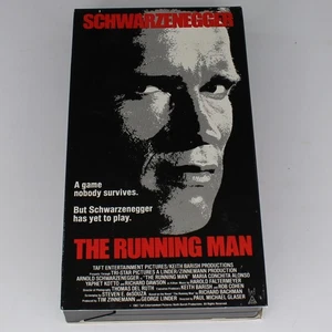 The Running Man VHS 1987 Action Sci-Fi Original Release Vestron Video - Imagen 1 de 6