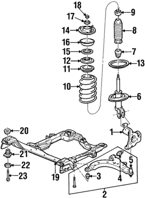 Genuine GM Strut Asm 88945802 - Image 1 of 2