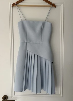 Mini Vestido Dion Lee en Azul Polvo (Talla 6 AU) Foto 1 de 4