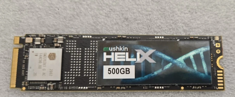 Mushkin Helix 500GB PCIe NVMe Solid State Drive  (MKNSSDHD500GB-D8) TESTED USA - Image 1 of 1
