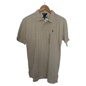 Polo Ralph Lauren Short Sleeve SAND Button Polo Shirt Boys Kids Size XL (18-20) - Picture 1 of 5