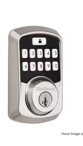 Teclado electrónico Bluetooth Kwikset Aura níquel satinado bloqueo inteligente REEMPLAZO - Imagen 1 de 1