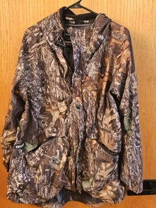 Men's Large Guide Series Tech2O Camo Hooded Jacket - Picture 1 of 3