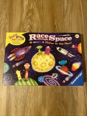 Ravensburger Race through Space A Mission to the Moon Board Game INCOMPLETE - Image 1 of 4