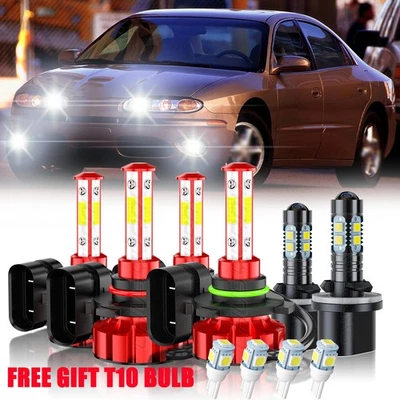 For Oldsmobile Aurora 1995-2003 LED Headlight High Low Beam+Fog Light Bulb Combo - Image 1 of 4