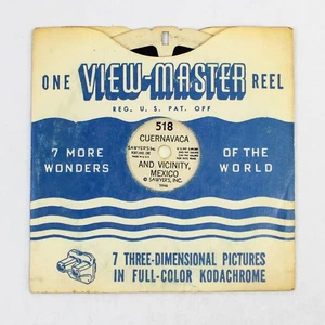 Vintage 1946 View Master 518 Cuernavaca Mexico Photo Reel - As-Is Condition - Bild 1 von 5