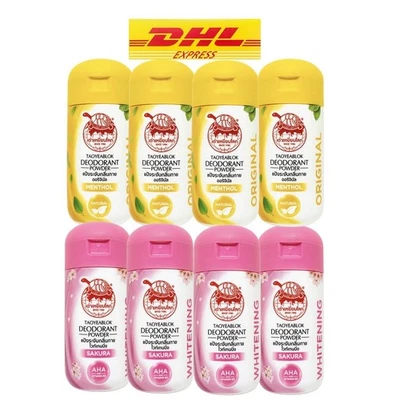 Juego de 8 desodorantes en polvo Taoyeablok Jt hierba tailandesa natural aluminio antitranspirante olor Foto 1 de 4