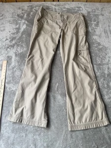 The North Face Khaki Tan Cargo Pants Womens Size 8 100% Cotton - Picture 1 of 18