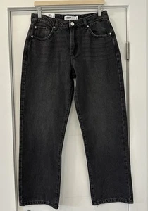 New Garage Denim Black Slouchy Baggy Jeans Size 05 NWT 27 - Picture 1 of 9