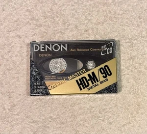 NEW! DENON HD-M 90 Minute Metal Bias Audio Cassette Tape •Sealed• Japan Type IV - Picture 1 of 6