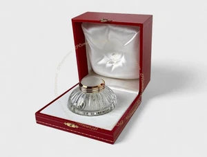 Calamaio Cartier Trinity Santos NOS inchiostro penna stilografica inkwell box - Picture 1 of 14