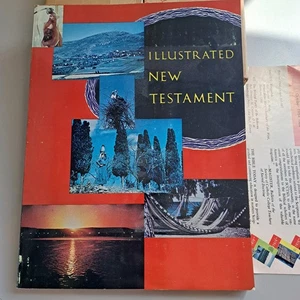 ILLUSTRATED NEW TESTAMENT ENGLISH LITURGICAL PRESS 1964 Edition BIBLE PICTURES - Bild 1 von 11