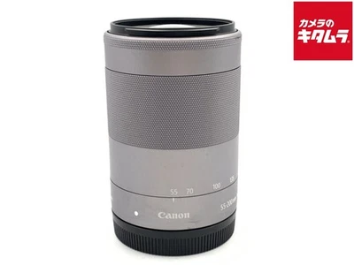 Canon EF-M55-200mm F4.5-6.3 IS STM prata para montagem Canon EF-M -Quase em perfeito estado- `3666 - Imagem 1 de 3