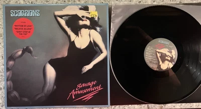 Scorpions – Savage Amusement ; 1988 PROMO LP EX - Image 1 of 4
