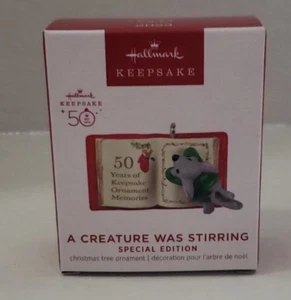 2023 Hallmark Miniature A CREATURE WAS STIRRING LTD SPECIAL ED - REPAINT OF #1 - Picture 1 of 1
