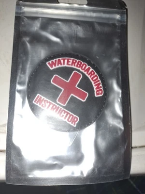 Parche Moral PVC 5ive Star Gear-Gancho y Bucle-"Instructor de Waterboarding" 2" Circ. Foto 1 de 2