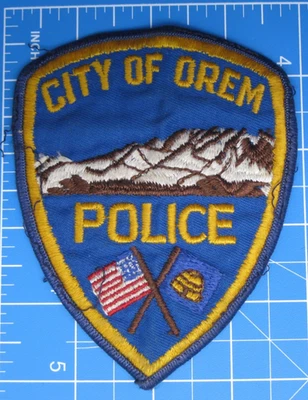 City of orem Utah Police patch - Image 1 of 2