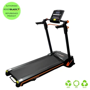 Roger Black Fitness Easy Fold Treadmill Compact Cardio Fitness Incline Assembled - Picture 1 of 8