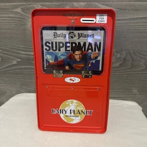 AMC 2025 Superman Krypto Daily Planet Newspaper Box Popcorn Bucket NEW - Picture 1 of 19