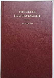 Das griechische Neue Testament mit Wörterbuch 1983, 3. Auflage Vereinigte Bibelgesellschaften, - Bild 1 von 8