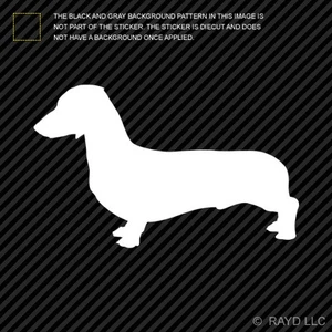 (2x) Dachshund Sticker Die Cut Decal Self Adhesive Vinyl wiener hotdog hot dog - Picture 1 of 1
