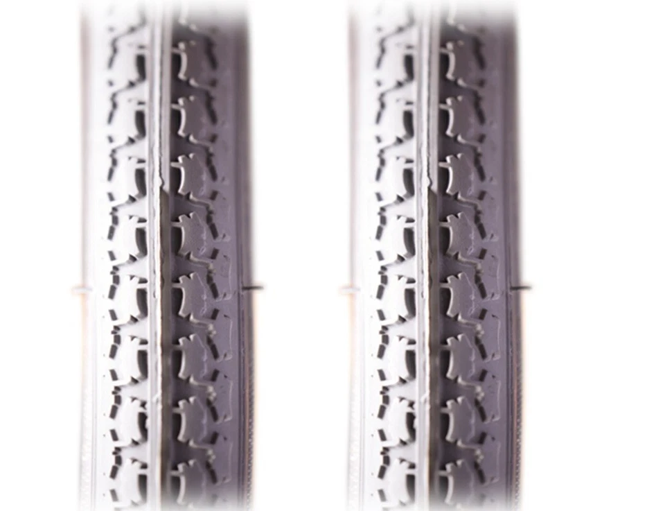 CHENG SHIN TIRE 2x Luft Rollstuhl Reifen 24 x 1 3/8 37-540 grau 24Zoll Rollstuhl Ersatzteile MPB