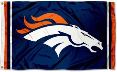 Denver Broncos 3x5 ft Flag Banner NFL Football Free Shipping