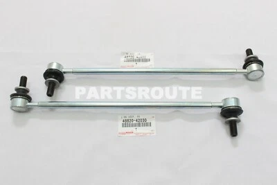 Juego de eslabones de barra estabilizadora delantera izquierda y derecha Toyota RAV4 Prius Corolla OEM 48820-42030 Foto 1 de 2