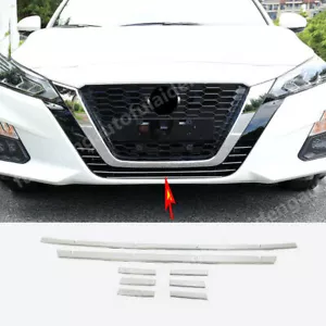 8P For Nissan Teana Altima 2019-2022 Front Bumper Grille Grill Lower Strips Trim - Picture 1 of 6