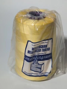 Coats & Clark 3822C Yellow O.N.T. 3 CORD Mercerized Cotton Thread 12,000 Yards - Picture 1 of 7