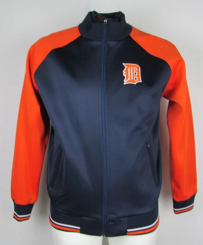Detroit Tigers MLB Men's Large Full Zip Fleece Lined Embroidered Jacket Cover