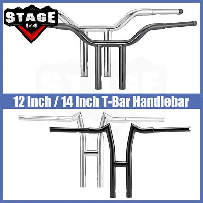 10-16'' Evil MX-T Bar 1-1/4" Handlebar For Harley Dyna Sportster XL 883 1200 96+ - Image 1 of 3