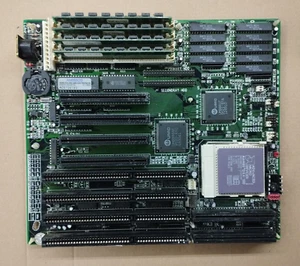 VINTAGE VIP-MAINBOARD: UMC SOCKET3 +AMD DX4 100MHz + 64MB 486 VLB/PCI/ISA RETRO - Picture 1 of 5