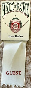 BASEBALL HALL OF FAME-1994 INDUCTION-SPECIAL GUEST BADGE-STEVE CARLTON-MORE - Picture 1 of 2