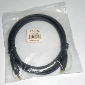 6 FUSS S/PDIF (TOSLINK) DIGITALES OPTISCHES AUDIOKABEL - NEU - Bild 1 von 3