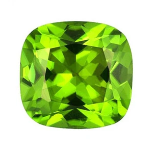 Cojín de peridoto natural corte 4 mm al por mayor lote de 1 piedra - Imagen 1 de 1