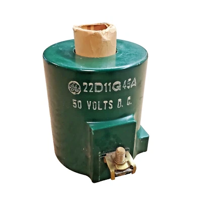 NEW GE 50 VDC SOLENOID REPLACEMENT COIL 22D11G45A - Изображение 1 из 4