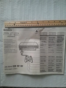 Sony PlayStation 2 PS2 Konsole Bedienungsanleitung SCPH-50001/97011 - Bild 1 von 3