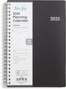 2025 Weekly and Monthly Planner Calendar, Includes January 2025 - December 2025, - Picture 1 of 12