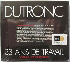 JACQUES DUTRONC "33 Ans De Travail, Volume 2: Les Années 80-90" CD 1998 neuf!!!!