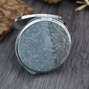 Creative Double-sided Mirror Portable Mini Folding Travel Makeup Compact Mirror - Picture 1 of 6