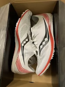 Saucony Endorphin 3 Uomo Bianco Taglia 12,5 Nuovo - Foto 1 di 12