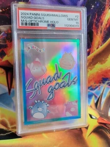 Squishmallows Squad Goals #2 Prizm 2024 Panini Graded Card PSA 10 - Bild 1 von 2
