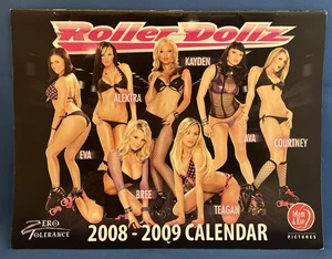 Vintage 2009 Roller Dollz 16 Month Pin Up Calendar WORKS for 2026! - Picture 1 of 3