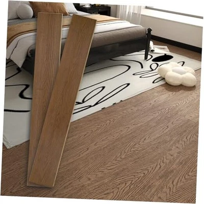 Suelo de bambú macizo natural en relieve textura de grano de madera 5,11 x 40,15 x 0,6" 2 Foto 1 de 4