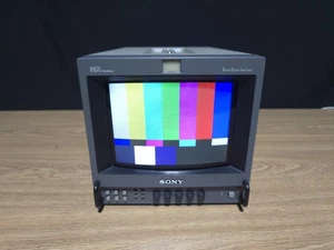 Sony 8" BVM-9044QD RGB Component Trinitron CRT Monitor Burn-in #2 - Picture 1 of 13