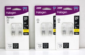 Feit 3 Packs 20 Watt Bright White T4 G8 Bi-Pin Base Dimmable Xenon Light Bulbs - Picture 1 of 2