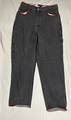 Vintage Y2K DTEK Jeans Men’s 34x32 Wide Leg Baggy Hip-Hop Loose Skater Carpenter - Image 1 of 4
